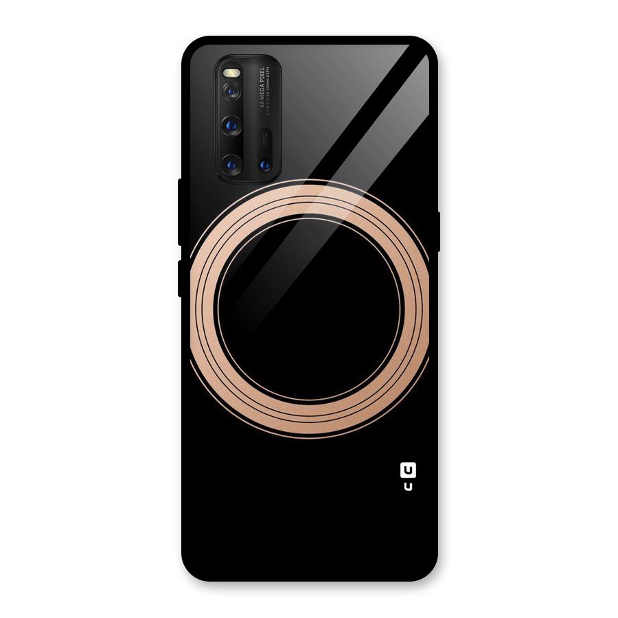 Elite Circle Glass Back Case for Vivo iQOO 3