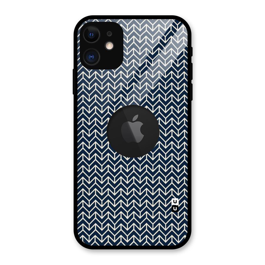Elite Design Glass Back Case for iPhone 11 Logo Cut