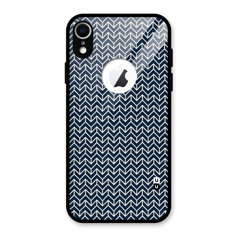 Elite Design Glass Back Case for iPhone XR Logo Cut