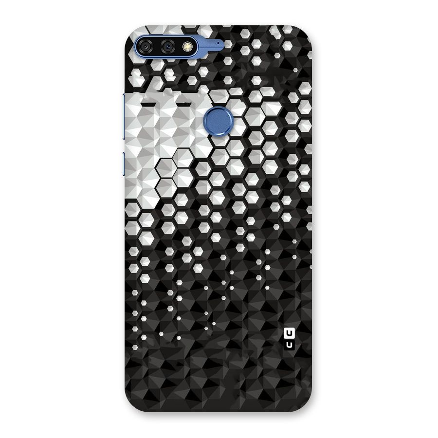 Elite Hexagonal Back Case for Honor 7C