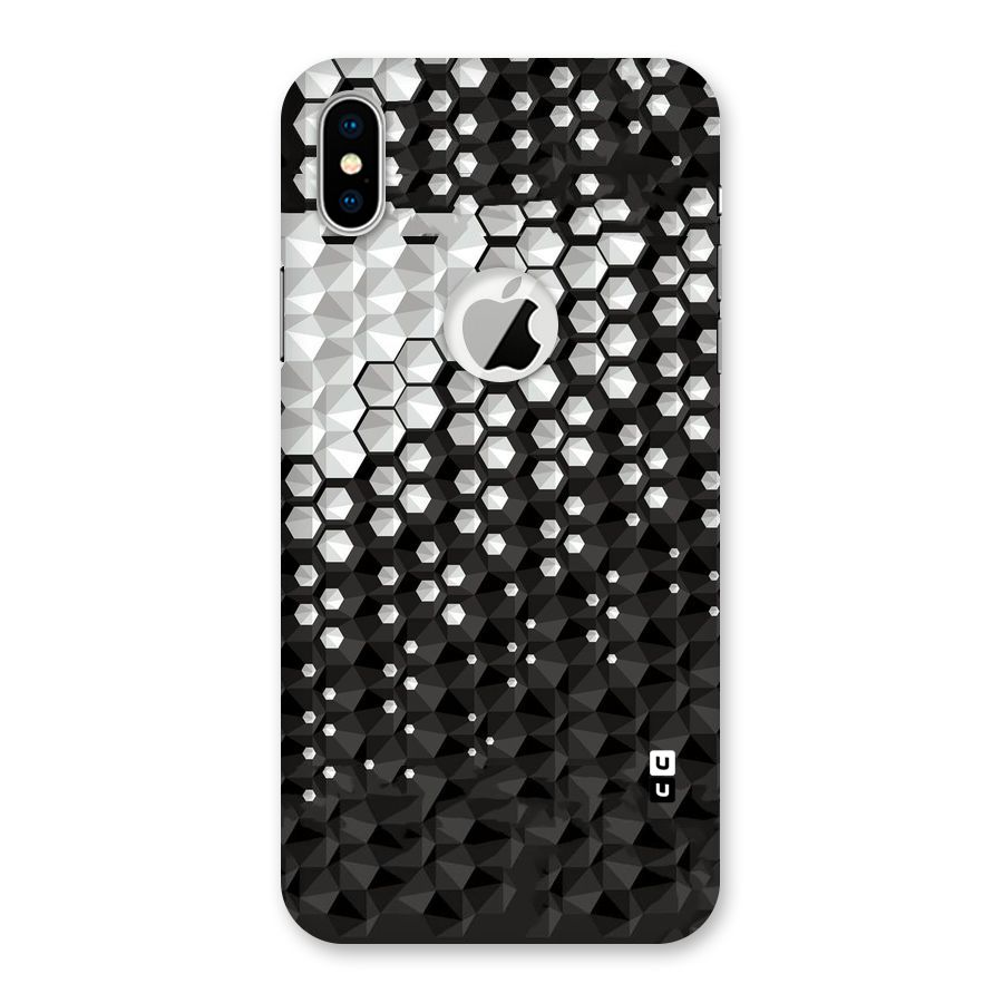 Elite Hexagonal Back Case for iPhone X Logo Cut