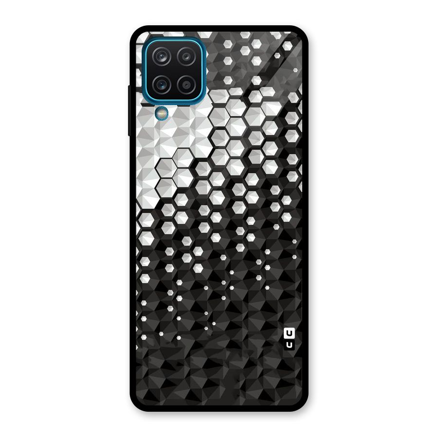 Elite Hexagonal Glass Back Case for Galaxy A12