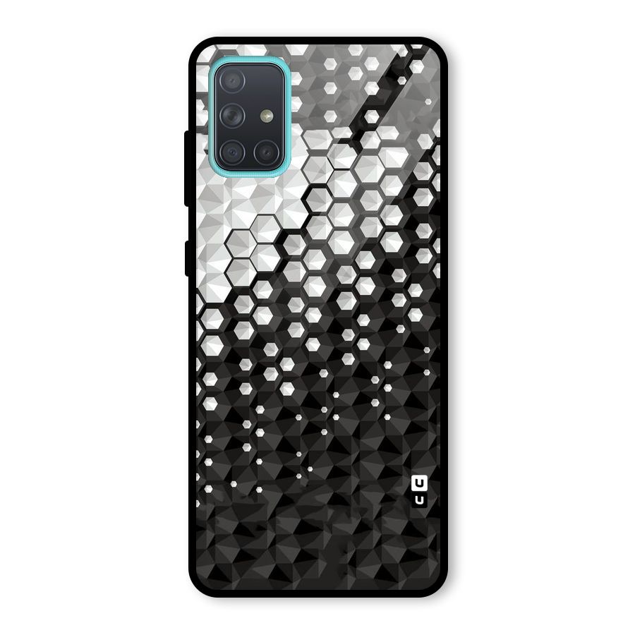 Elite Hexagonal Glass Back Case for Galaxy A71