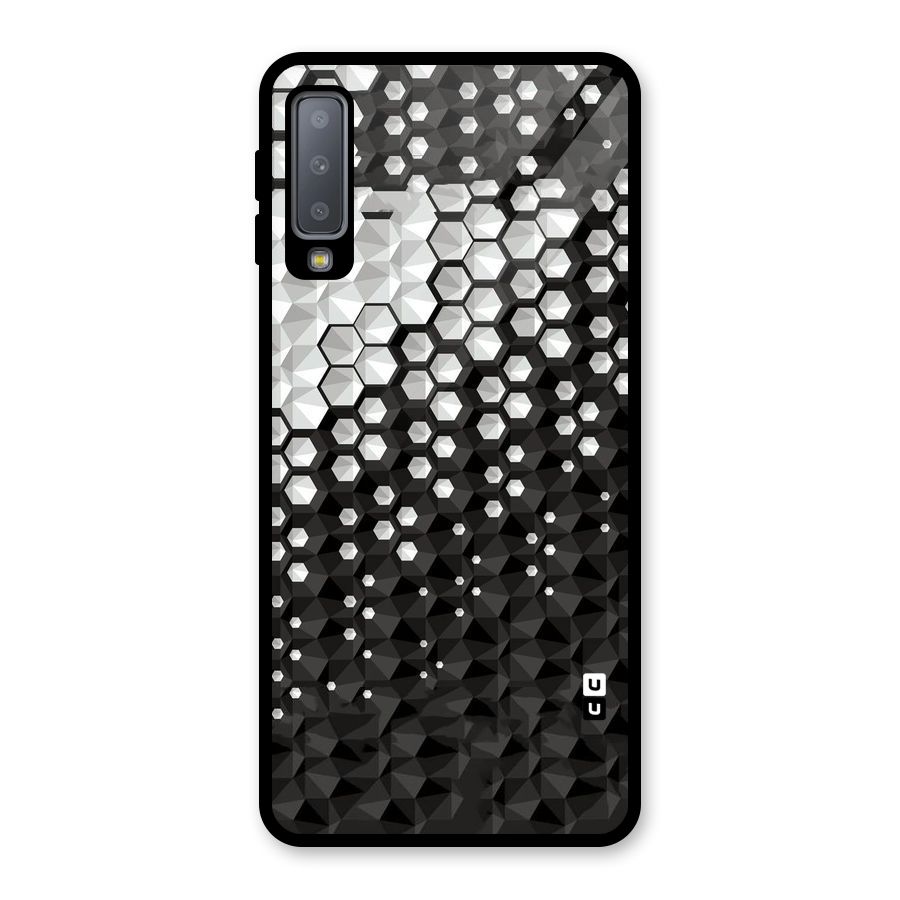 Elite Hexagonal Glass Back Case for Galaxy A7 (2018)