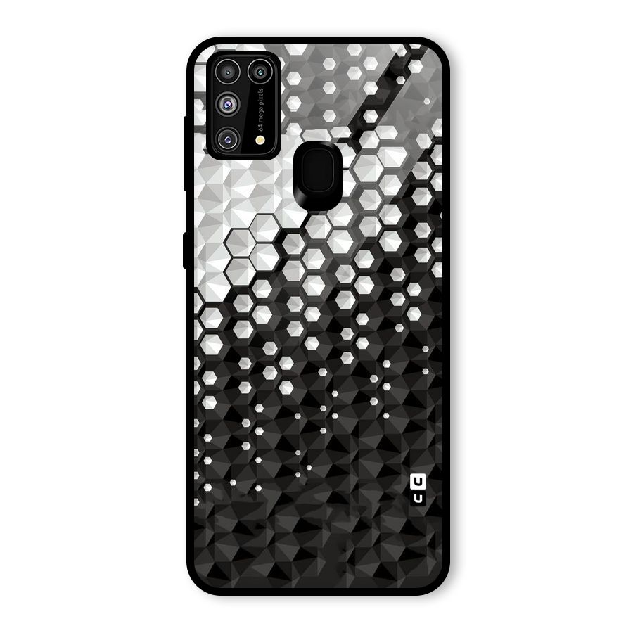Elite Hexagonal Glass Back Case for Galaxy F41