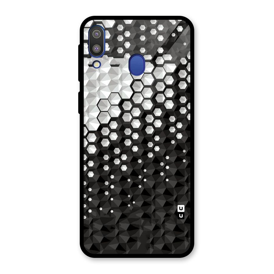 Elite Hexagonal Glass Back Case for Galaxy M20
