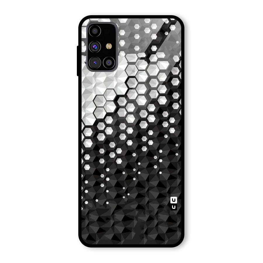 Elite Hexagonal Glass Back Case for Galaxy M31s