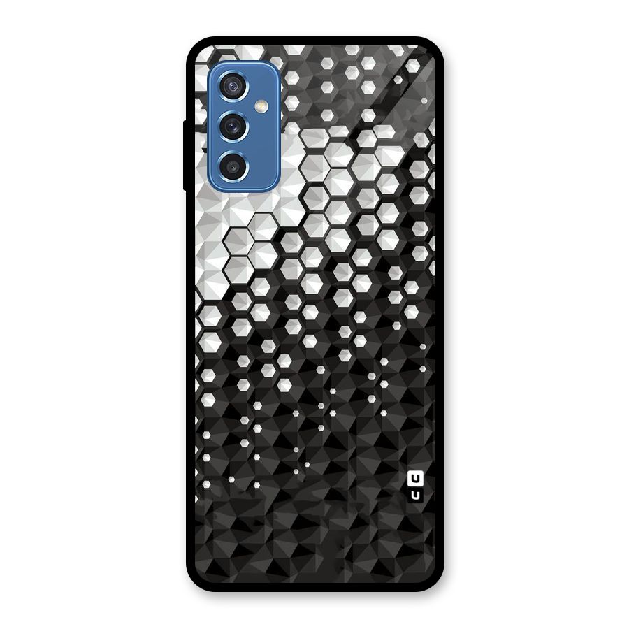 Elite Hexagonal Glass Back Case for Galaxy M52 5G