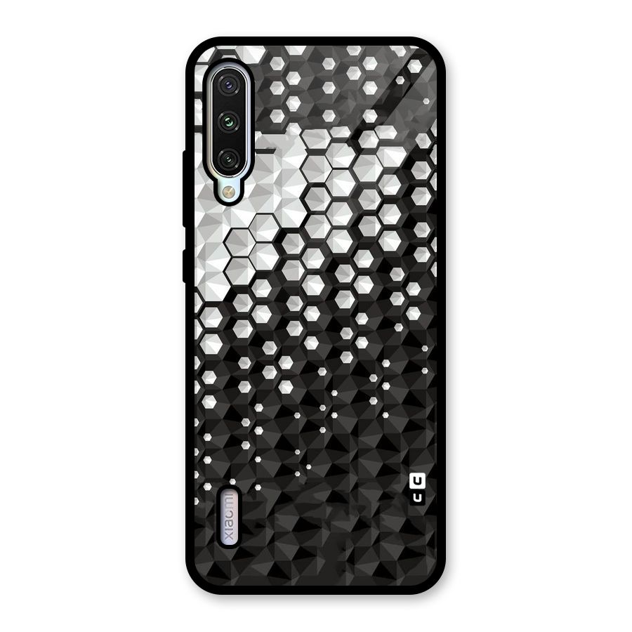 Elite Hexagonal Glass Back Case for Mi A3
