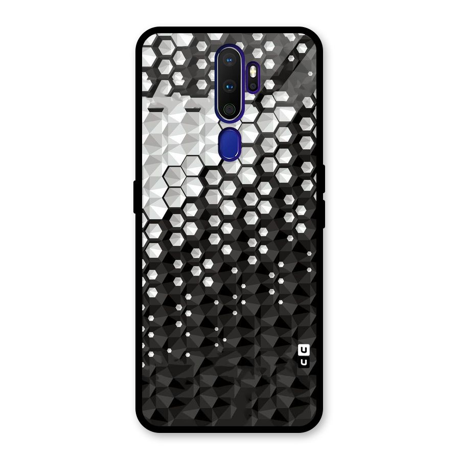 Elite Hexagonal Glass Back Case for Oppo A9 (2020)