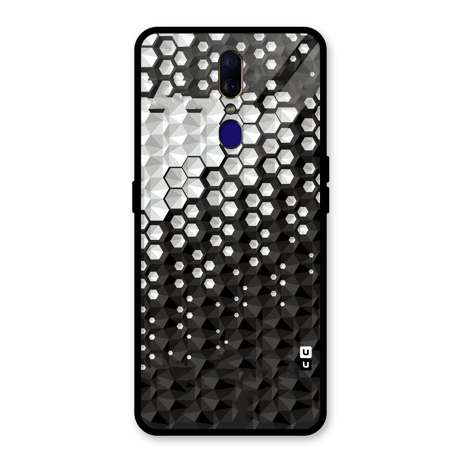Elite Hexagonal Glass Back Case for Oppo F11