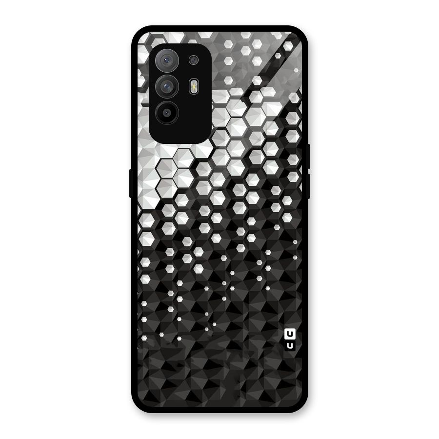 Elite Hexagonal Glass Back Case for Oppo F19 Pro Plus 5G