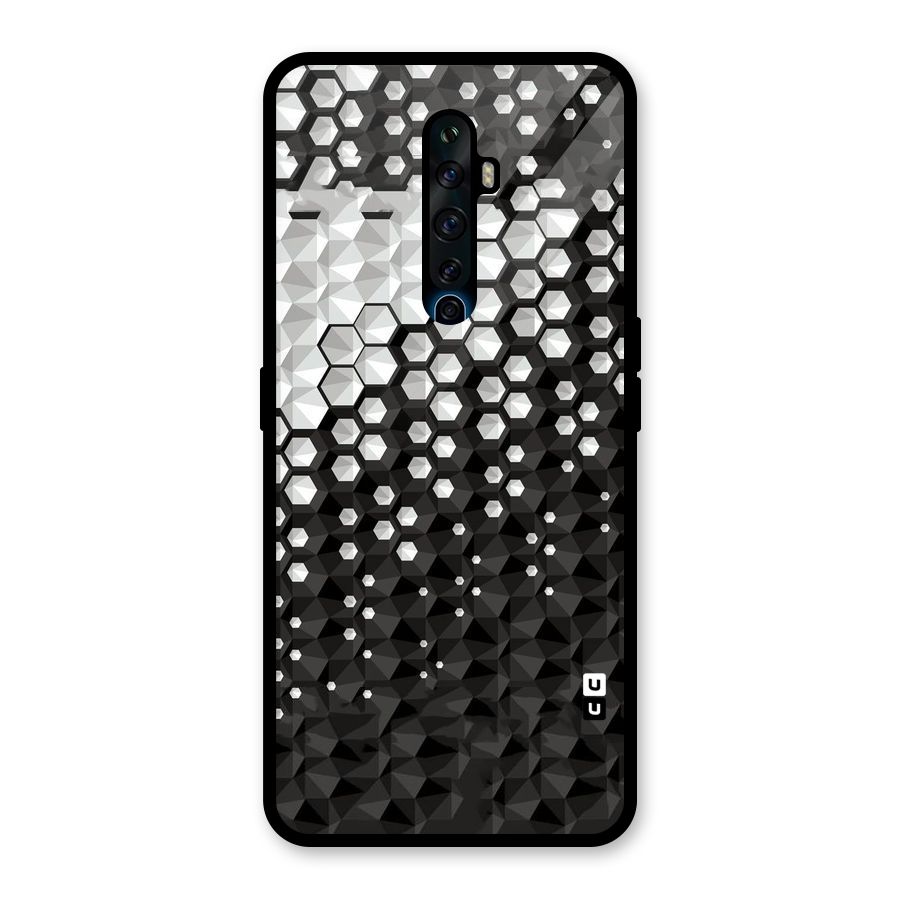 Elite Hexagonal Glass Back Case for Oppo Reno2 F
