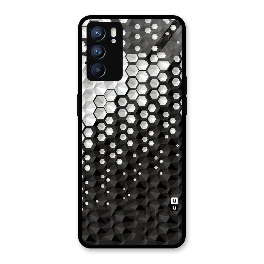 Elite Hexagonal Glass Back Case for Oppo Reno6 5G