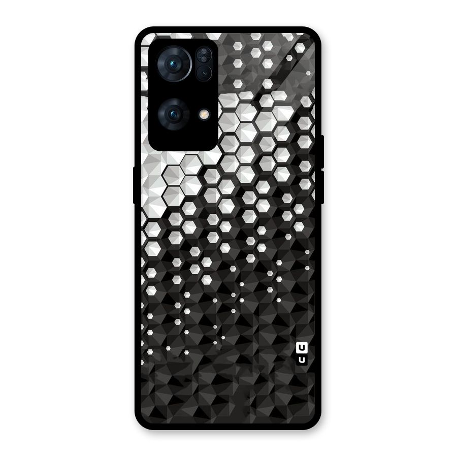 Elite Hexagonal Glass Back Case for Oppo Reno7 Pro 5G