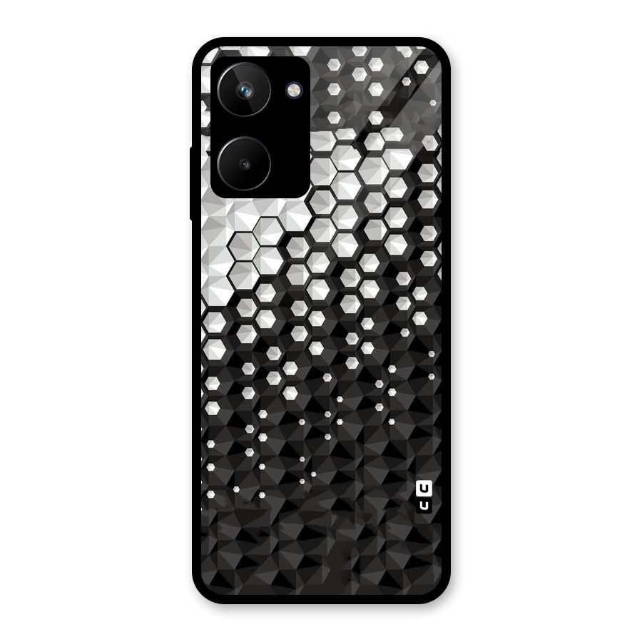Elite Hexagonal Glass Back Case for Realme 10