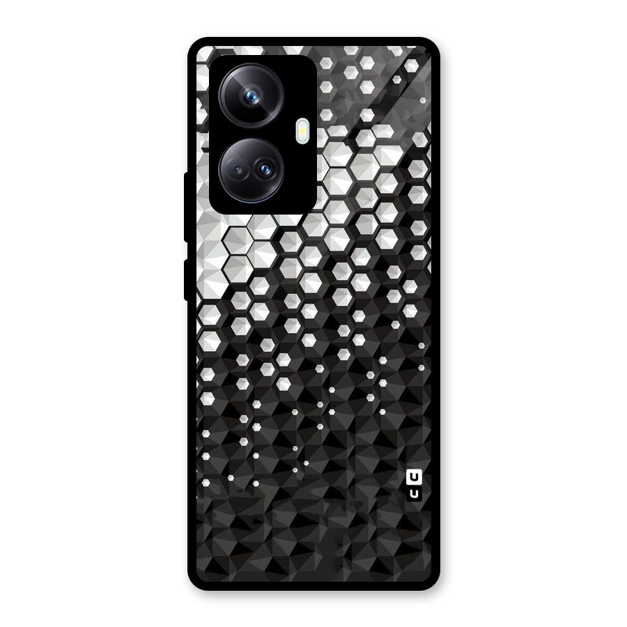 Elite Hexagonal Glass Back Case for Realme 10 Pro Plus