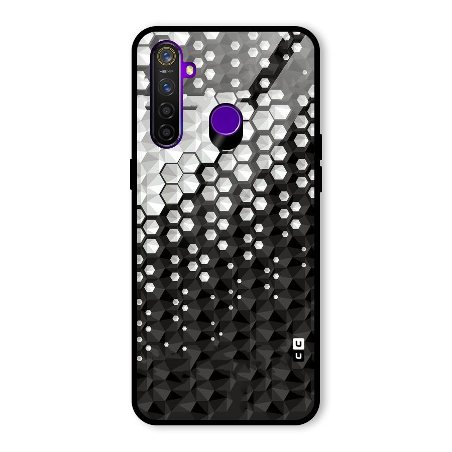 Elite Hexagonal Glass Back Case for Realme 5 Pro