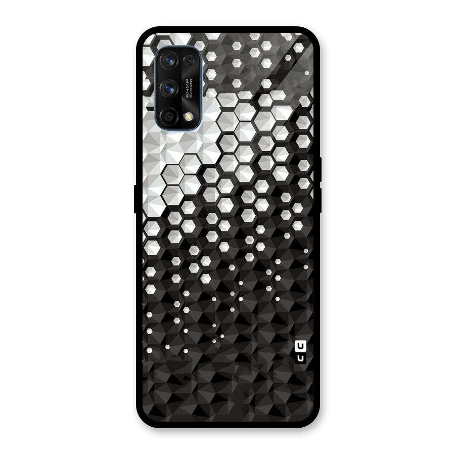 Elite Hexagonal Glass Back Case for Realme 7 Pro