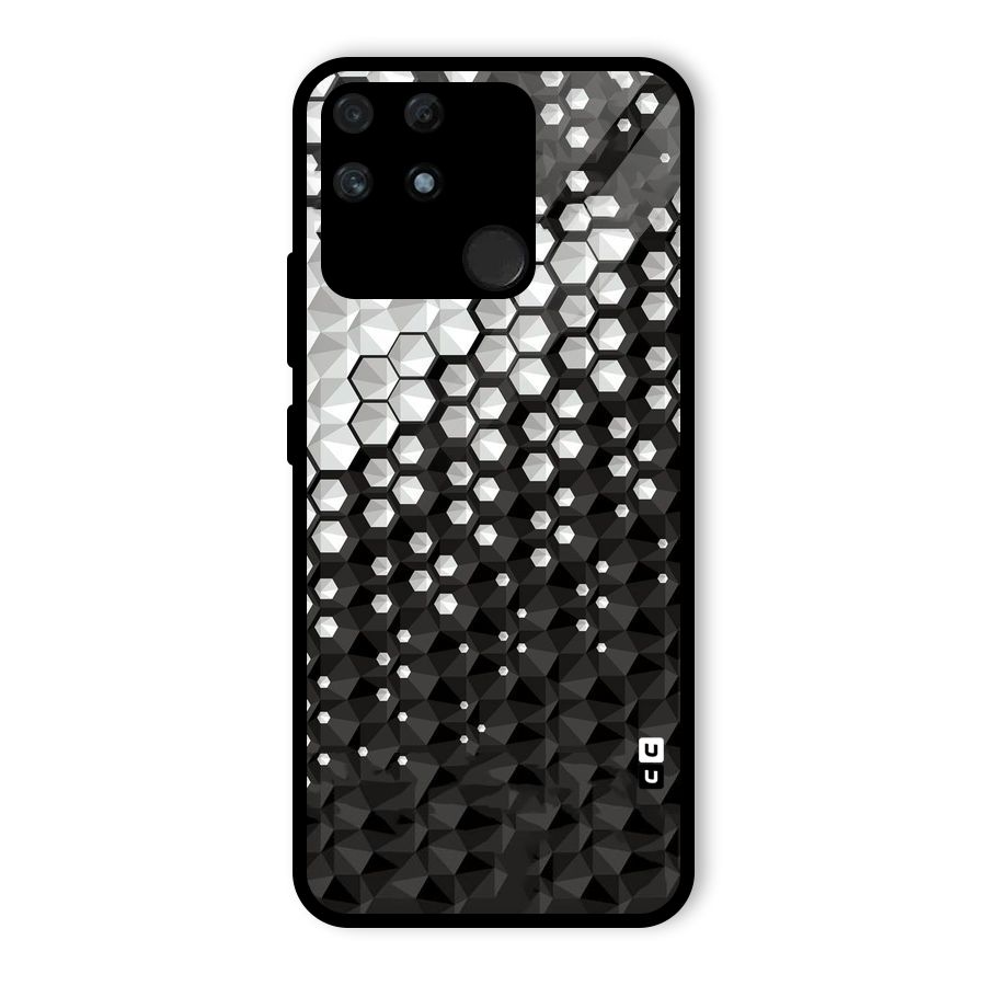Elite Hexagonal Glass Back Case for Realme Narzo 50A