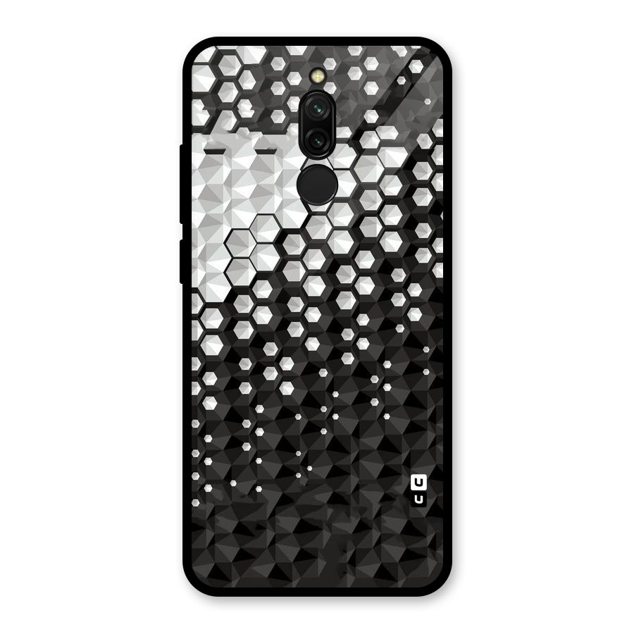 Elite Hexagonal Glass Back Case for Redmi 8