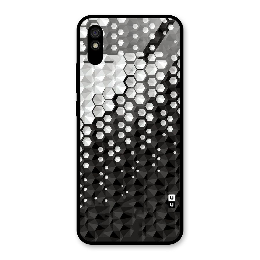 Elite Hexagonal Glass Back Case for Redmi 9A