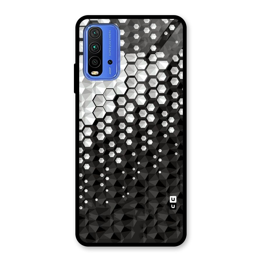 Elite Hexagonal Glass Back Case for Redmi 9 Power