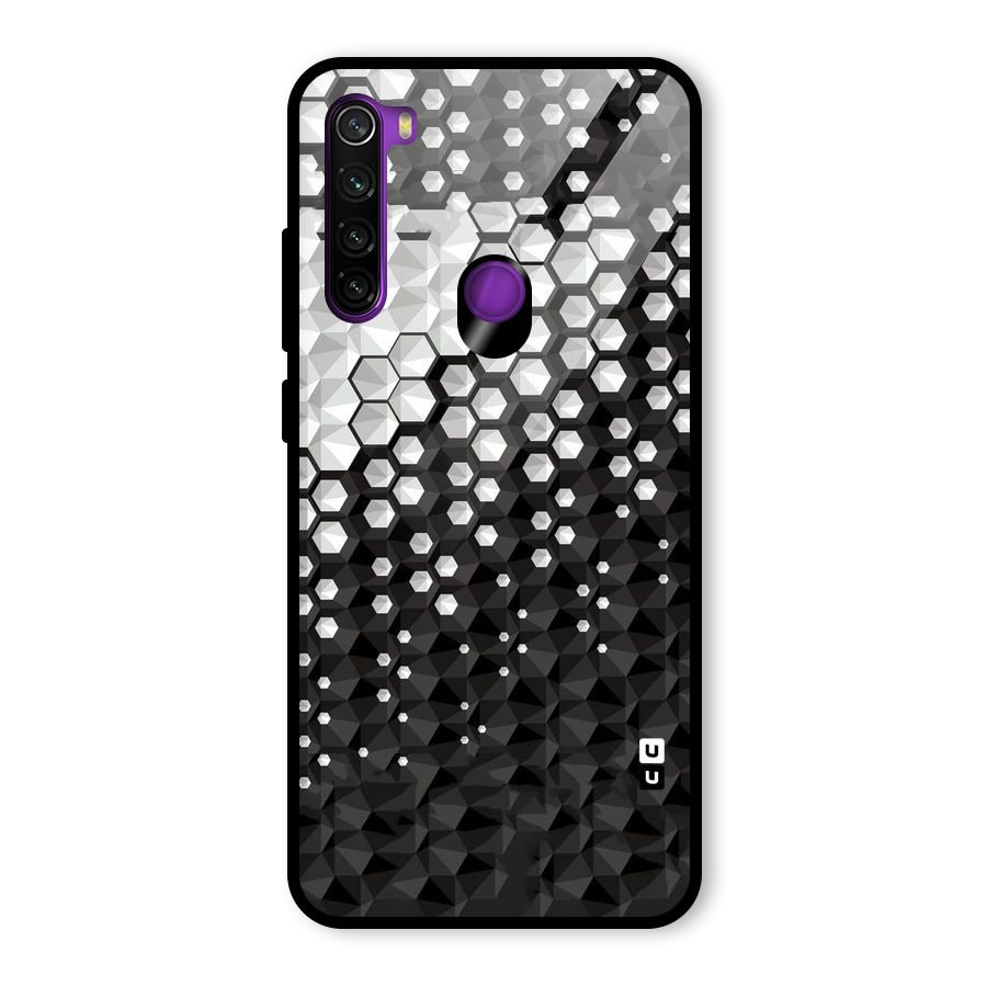 Elite Hexagonal Glass Back Case for Redmi Note 8