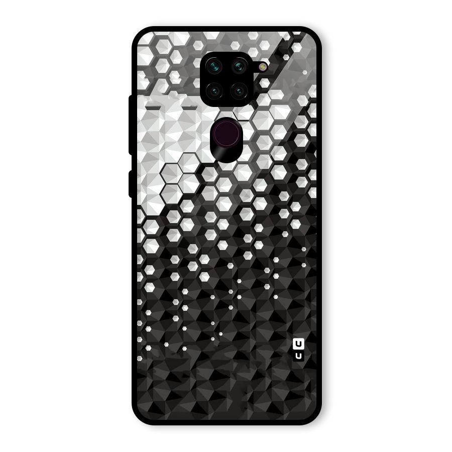 Elite Hexagonal Glass Back Case for Redmi Note 9