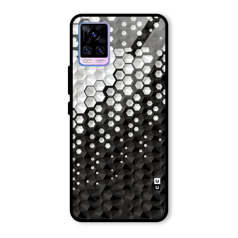 Elite Hexagonal Glass Back Case for Vivo V20 Pro