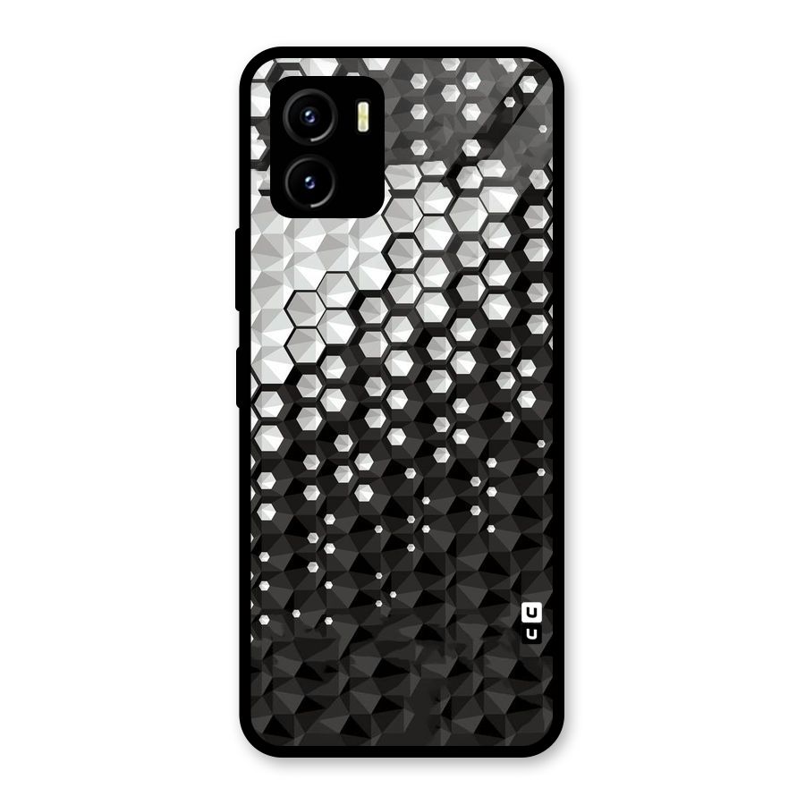 Elite Hexagonal Glass Back Case for Vivo Y15s