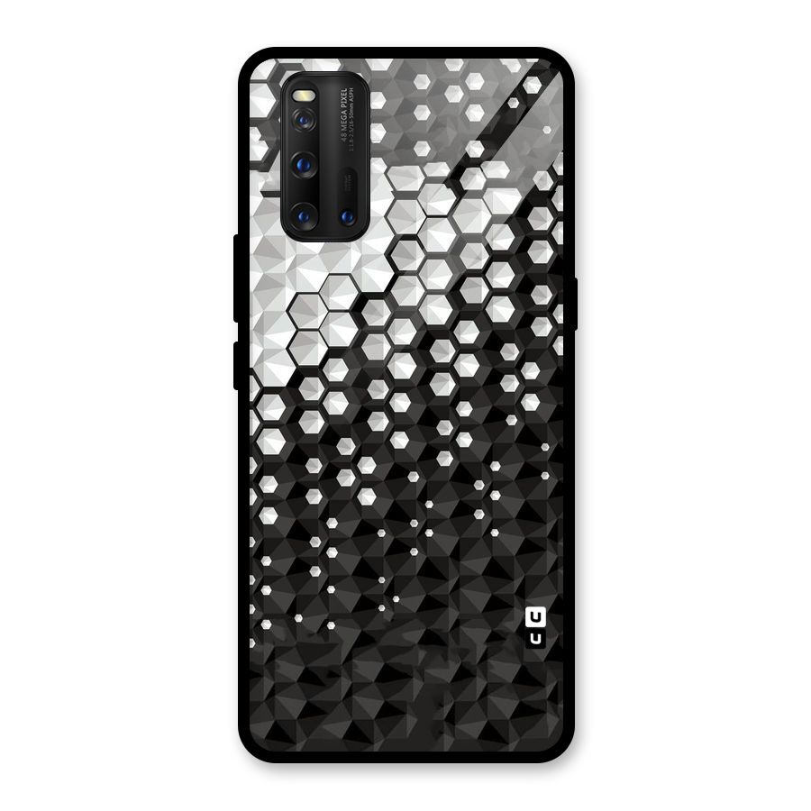 Elite Hexagonal Glass Back Case for Vivo iQOO 3