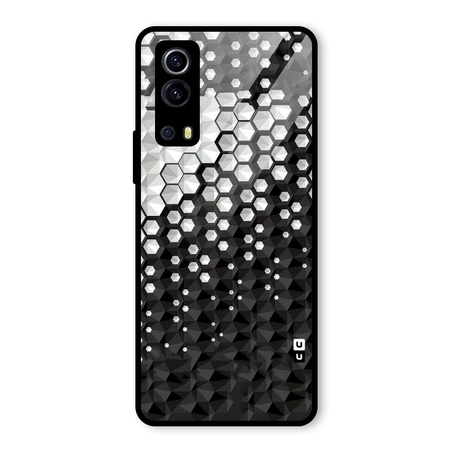 Elite Hexagonal Glass Back Case for Vivo iQOO Z3