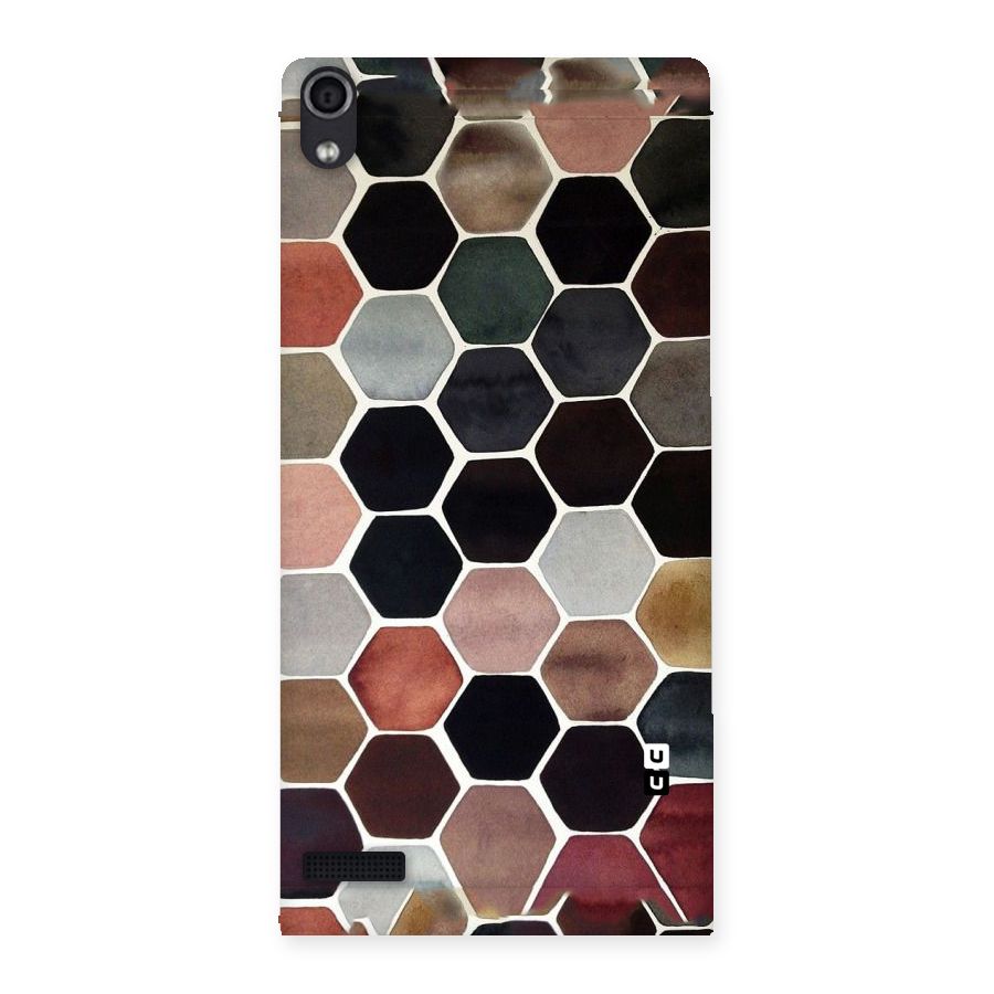 Elite Pastel Hexagons Back Case for Ascend P6