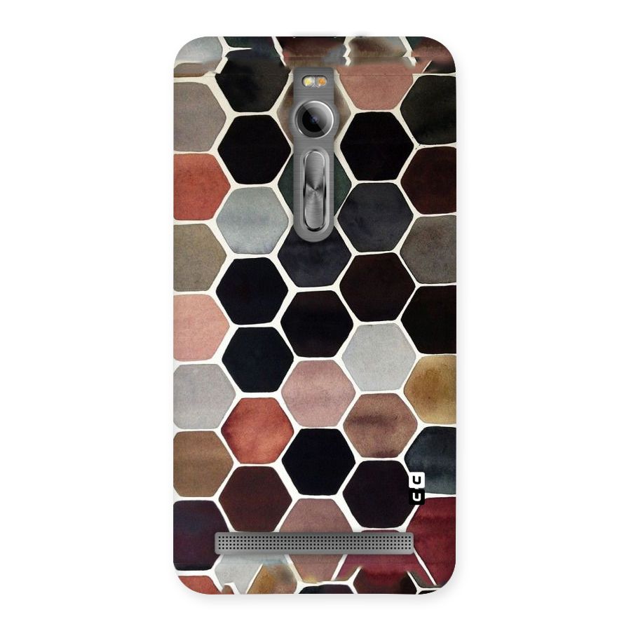 Elite Pastel Hexagons Back Case for Asus Zenfone 2