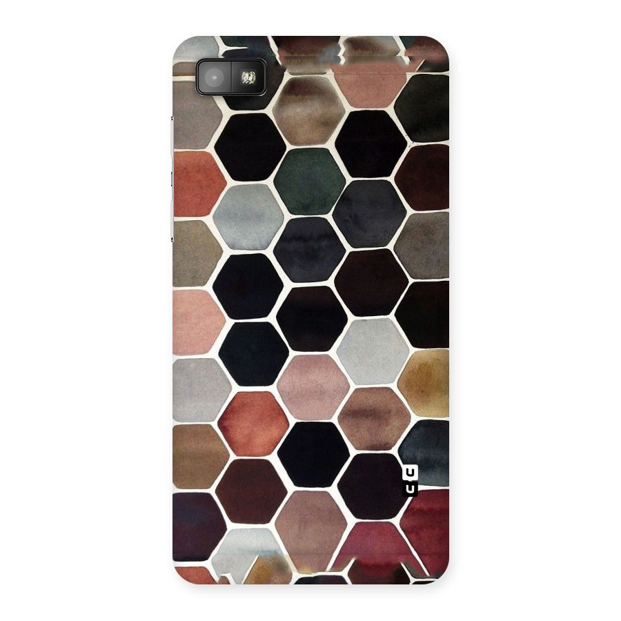 Elite Pastel Hexagons Back Case for Blackberry Z10