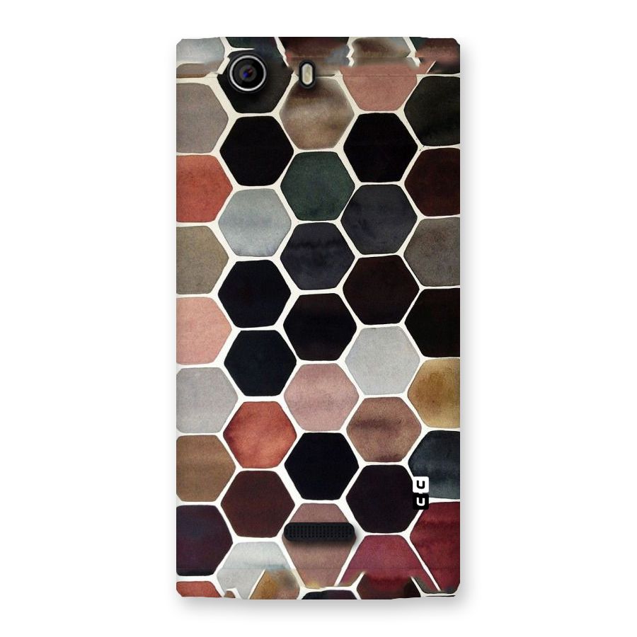Elite Pastel Hexagons Back Case for Canvas Nitro 2 E311