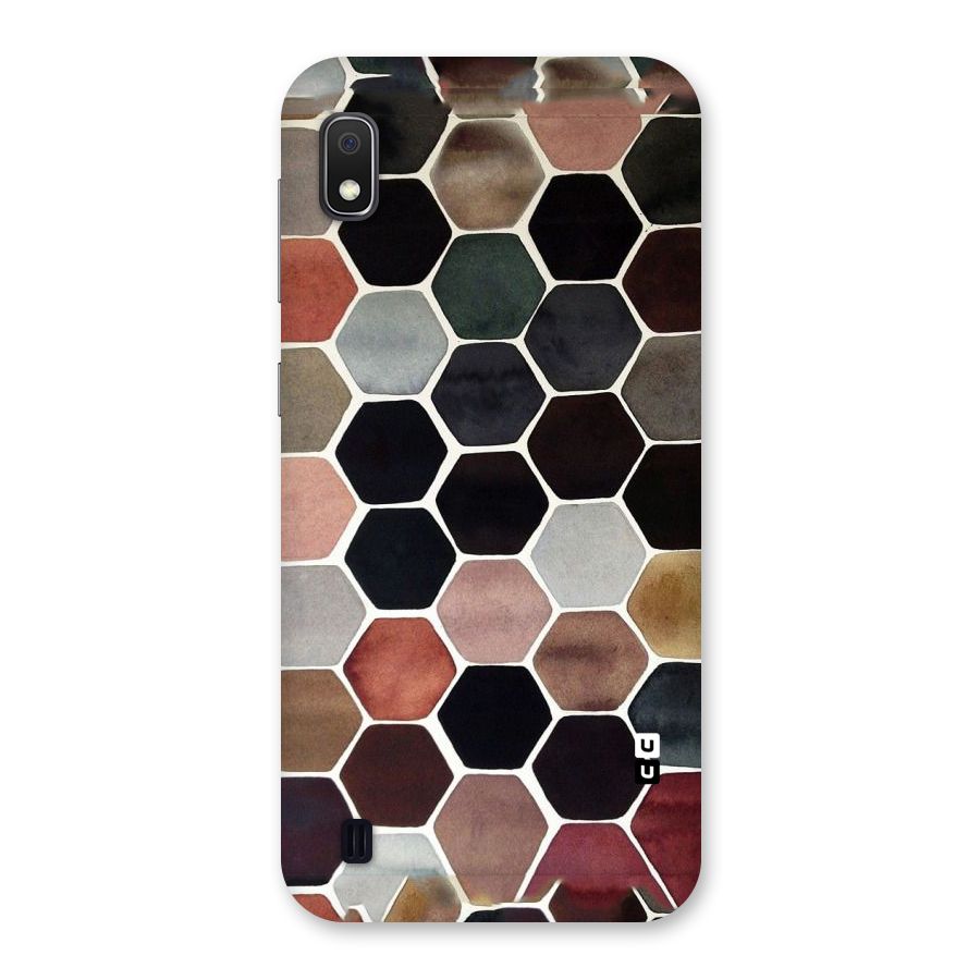 Elite Pastel Hexagons Back Case for Galaxy A10