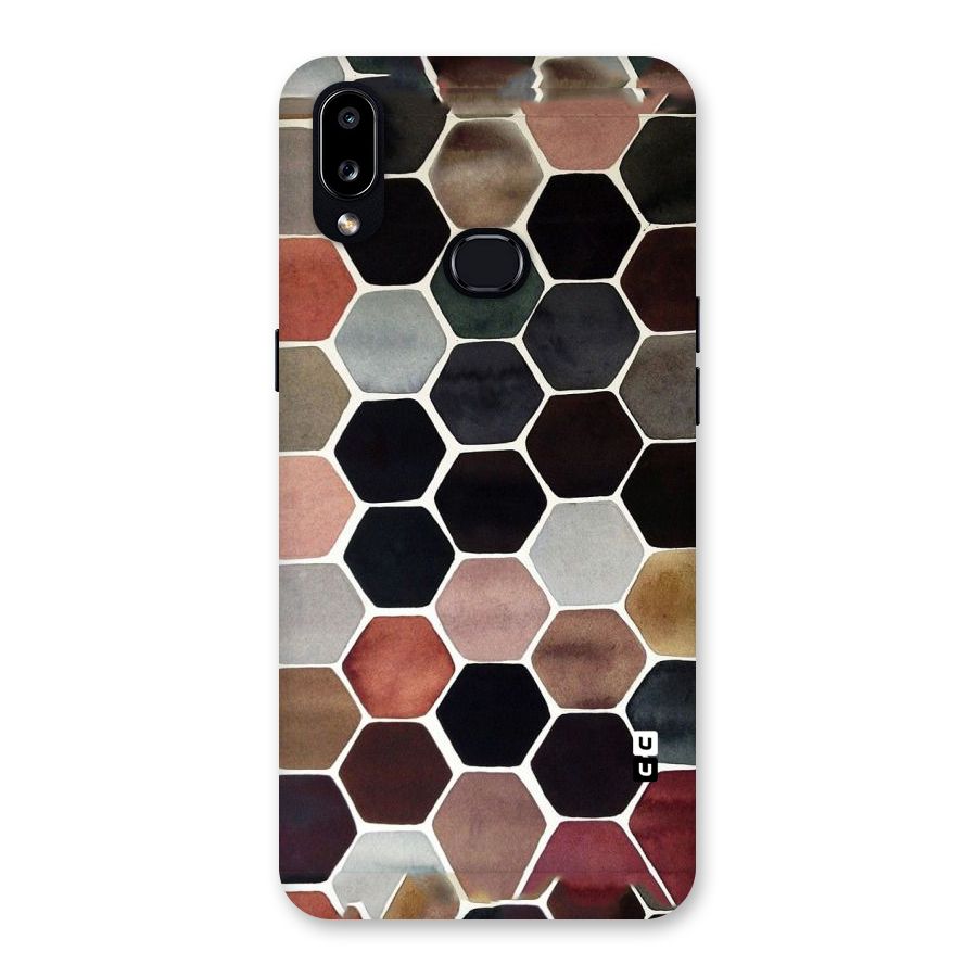 Elite Pastel Hexagons Back Case for Galaxy A10s