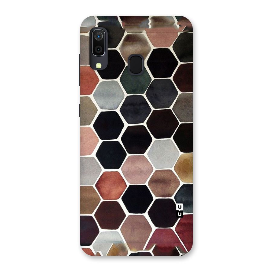 Elite Pastel Hexagons Back Case for Galaxy A30