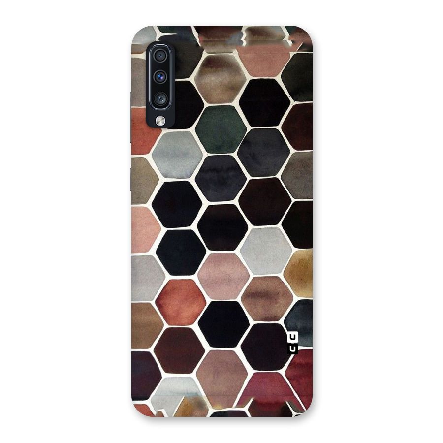 Elite Pastel Hexagons Back Case for Galaxy A70