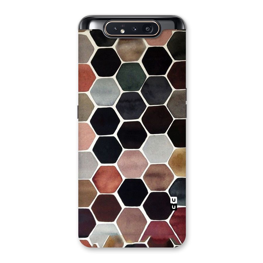 Elite Pastel Hexagons Back Case for Galaxy A80