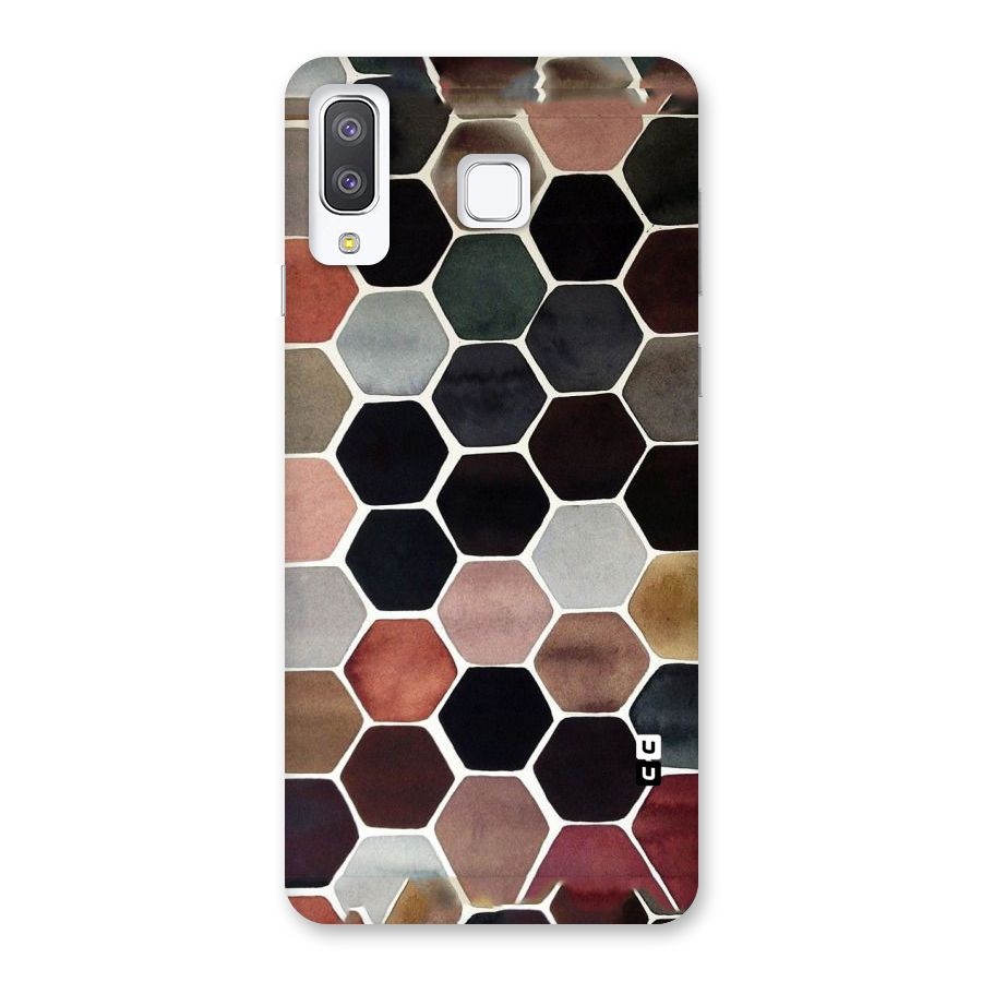 Elite Pastel Hexagons Back Case for Galaxy A8 Star
