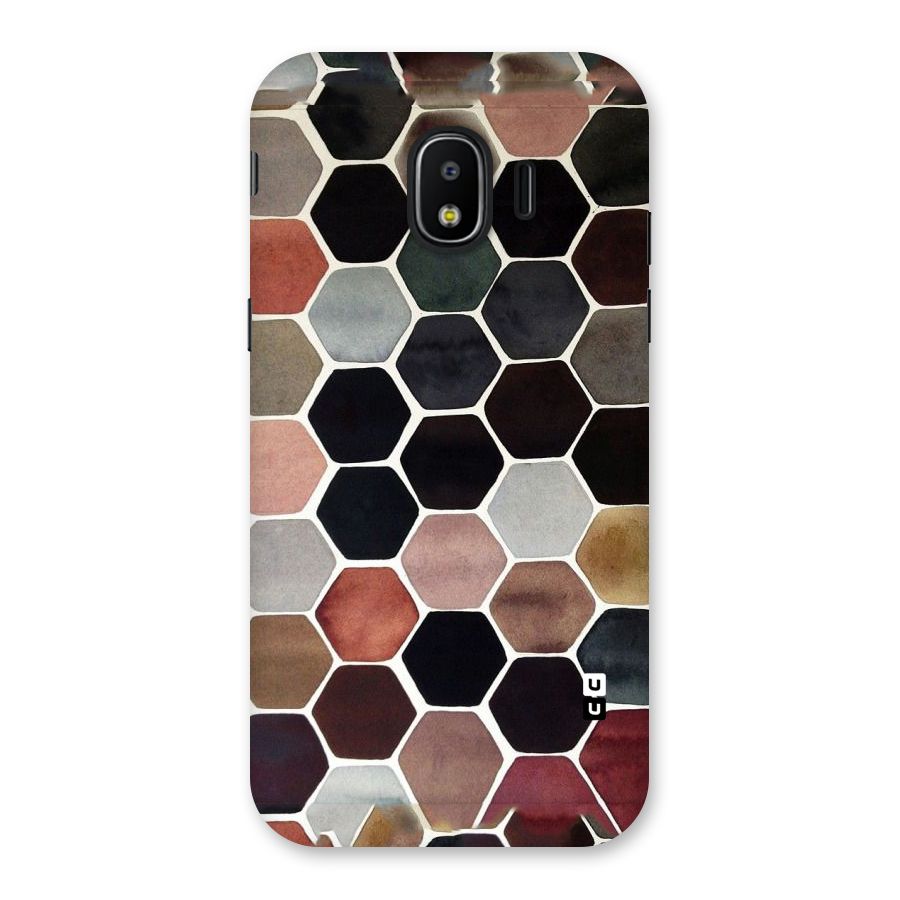 Elite Pastel Hexagons Back Case for Galaxy J2 Pro 2018