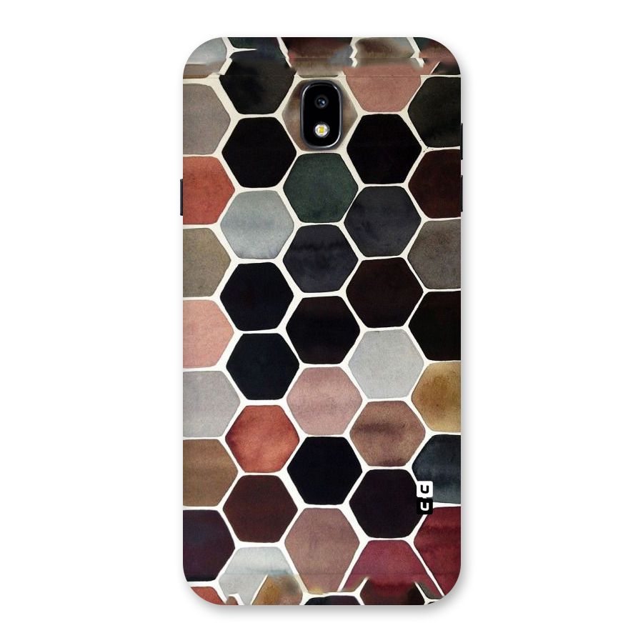 Elite Pastel Hexagons Back Case for Galaxy J7 Pro