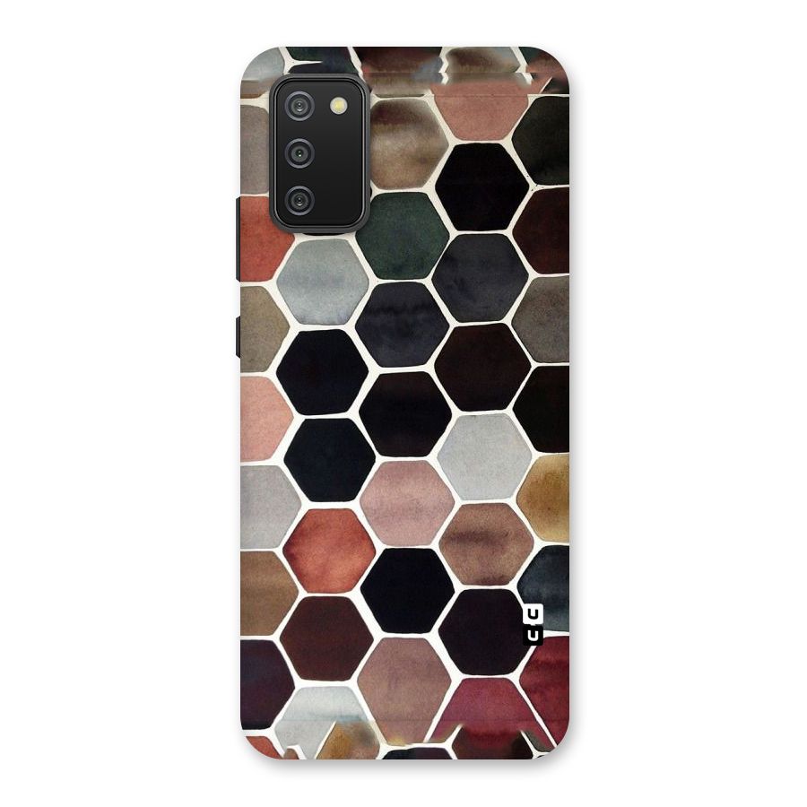 Elite Pastel Hexagons Back Case for Galaxy M02s
