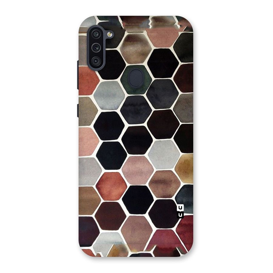 Elite Pastel Hexagons Back Case for Galaxy M11