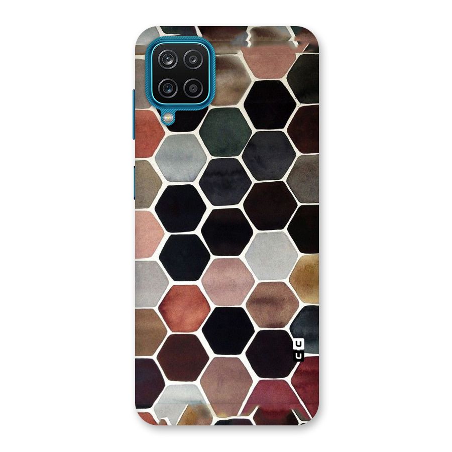 Elite Pastel Hexagons Back Case for Galaxy M12