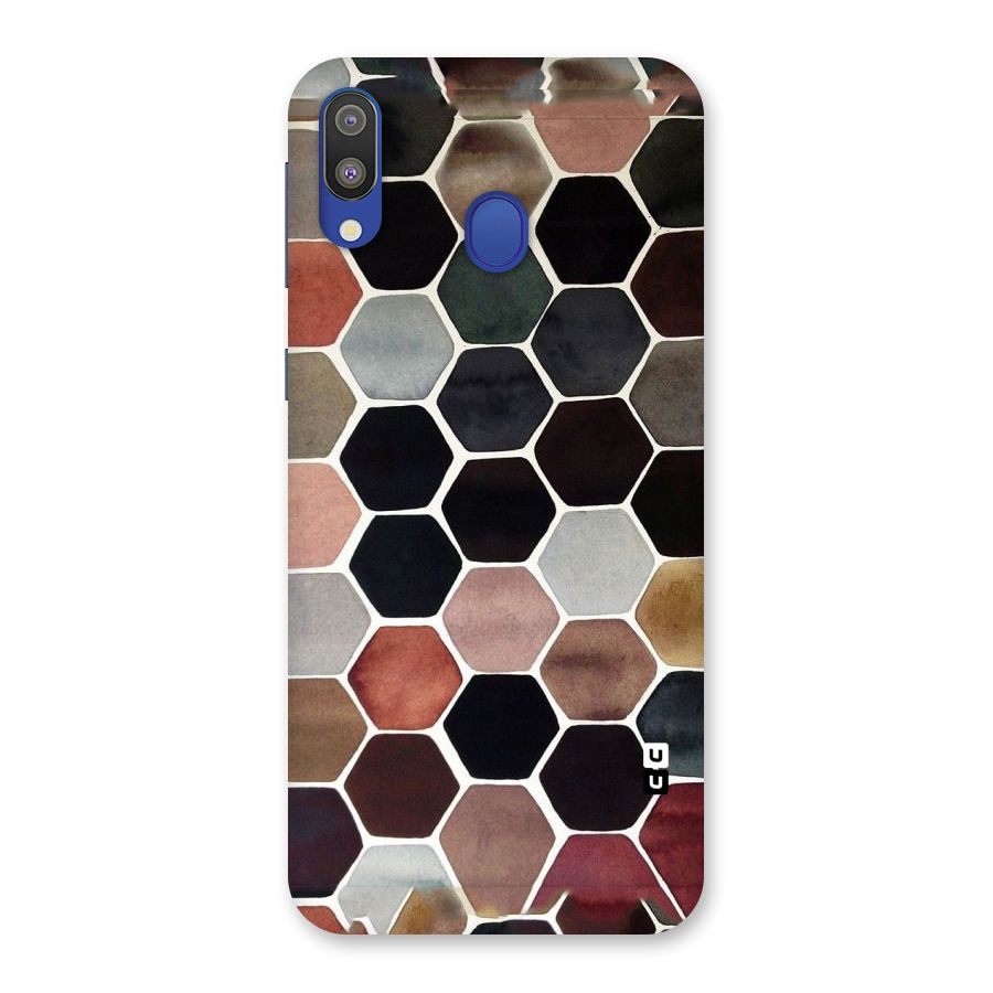 Elite Pastel Hexagons Back Case for Galaxy M20