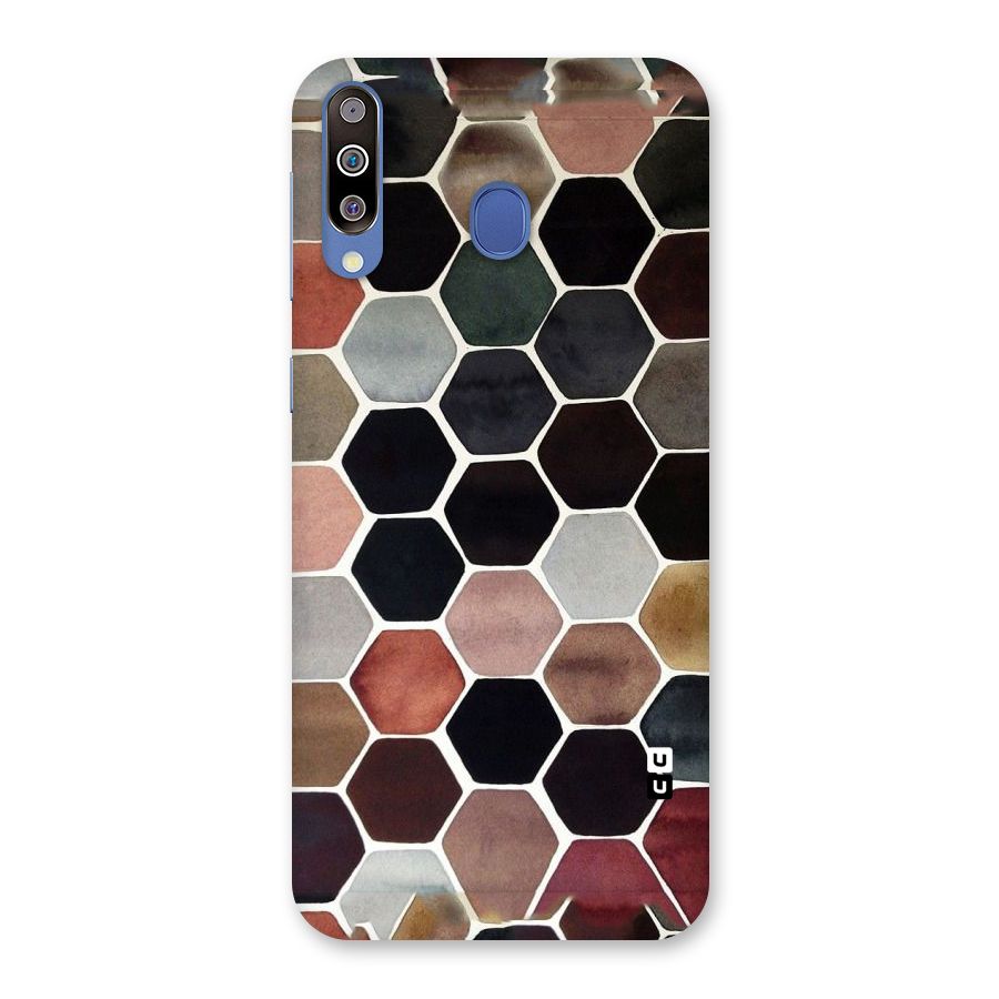 Elite Pastel Hexagons Back Case for Galaxy M30